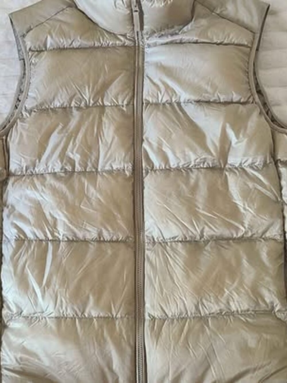 Uniqlo Ultra Light Down Vest Tan